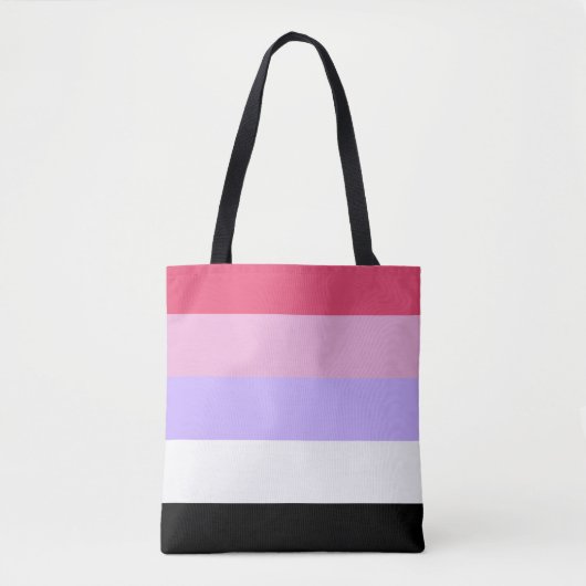 Reciproseksuele Pride-vlag Tote Bag (Voorkant)