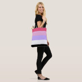Reciproseksuele Pride-vlag Tote Bag (Op model)