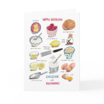 Recipt rode en gele verjaardagskaas