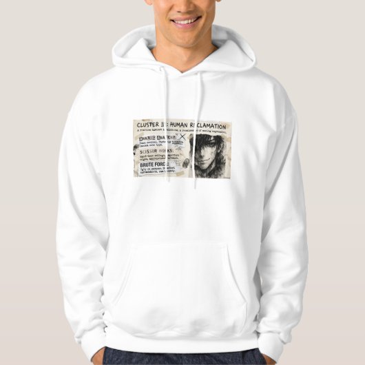 Reclaim the Vibe Hoodie – Raw Art, Real Mood, Zero (Voorkant)