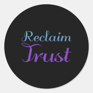 Reclaim Trust Suicide Prevention Depression Aware Ronde Sticker