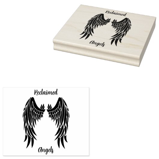 Reclaimed Angels kunststempel Rubberstempel (Gestempeld)