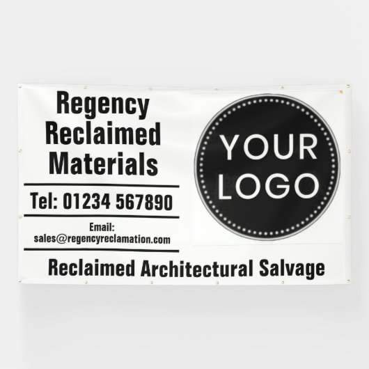 Reclaimed Materials Architectural Salvage & Logo Spandoek (Horizontaal)