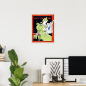  reclame 1890 van Mocha Coffee Poster (Thuiskantoor)