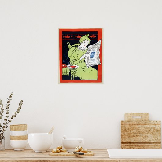  reclame 1890 van Mocha Coffee Poster (Keuken)