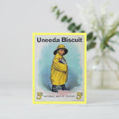 reclame 1910 voor Amerikaanse koekjes Briefkaart (Staand voorkant)