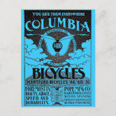  reclame - Columbia fietsen Briefkaart (Voorkant)