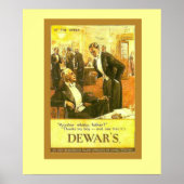  reclame, Dewar's Schotse whisky Poster (Voorkant)