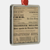 Reclame door negen ondernemingen metalen ornament (Rechts)