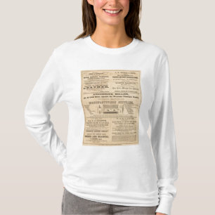 Reclame door negen ondernemingen t-shirt