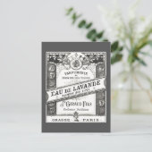  reclame Eau de Lavande Briefkaart (Staand voorkant)