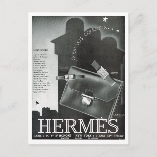 Reclame, Hermes Briefkaart (Voorkant)