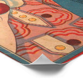 Reclame in Japanse Retro. Poster (Hoek)