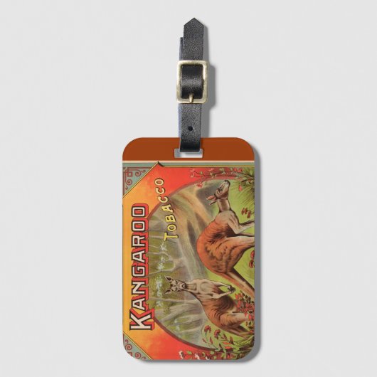  reclame in Kangaroo Bagagelabel (Voorkant (verticaal))