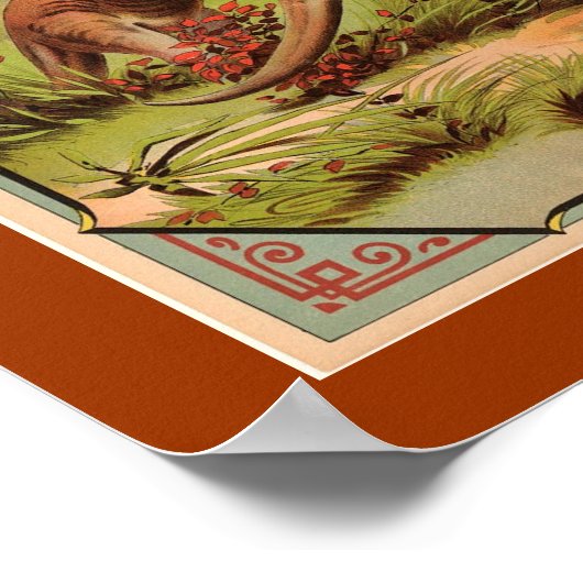  reclame in Kangaroo Poster (Hoek)