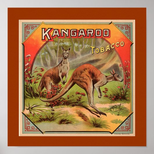 reclame in Kangaroo Poster (Voorkant)