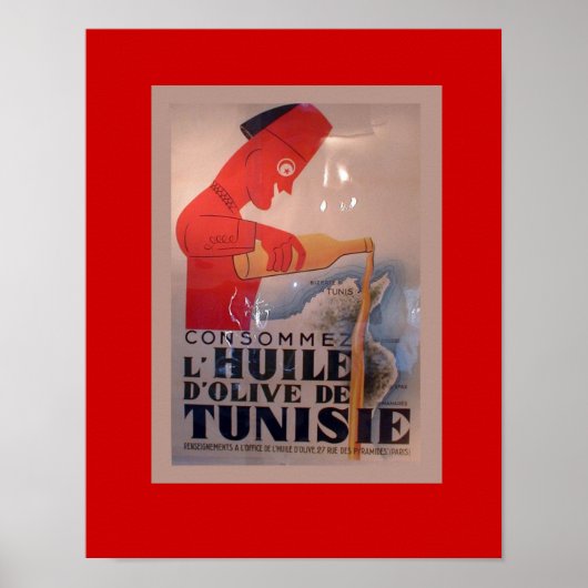  reclame, L'Huile d'Olive de Tunesie Poster (Voorkant)