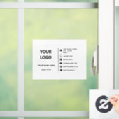 Reclame Logo Promotionele Zakelijke Raamsticker (Huis)