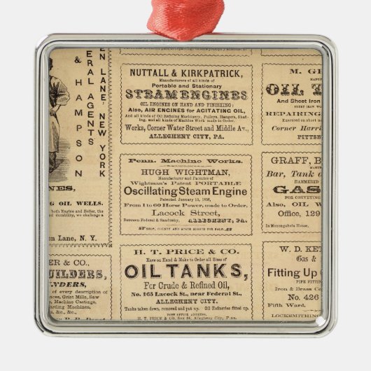 Reclame Metalen Ornament (Voorkant)