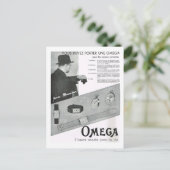 Reclame, Omega horloges Feestdagenkaart (Staand voorkant)