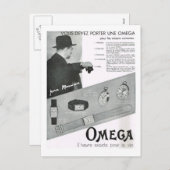 Reclame, Omega horloges Feestdagenkaart (Voorkant / Achterkant)
