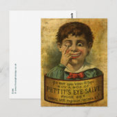  reclame - Oogzout Briefkaart (Voorkant / Achterkant)