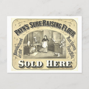  reclame: Payn's Sure-Rising Flour Briefkaart