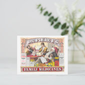  reclame: Pierce's Patent Medicines Briefkaart (Staand voorkant)