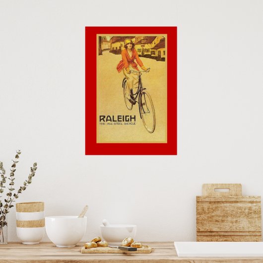  reclame, Raleigh fietsen Poster (Keuken)