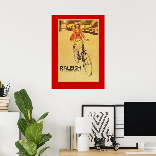  reclame, Raleigh fietsen Poster (Thuiskantoor)
