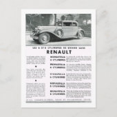 Reclame, Renault Feestdagenkaart (Voorkant)