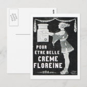 Reclame, Room Floreine Briefkaart (Voorkant / Achterkant)