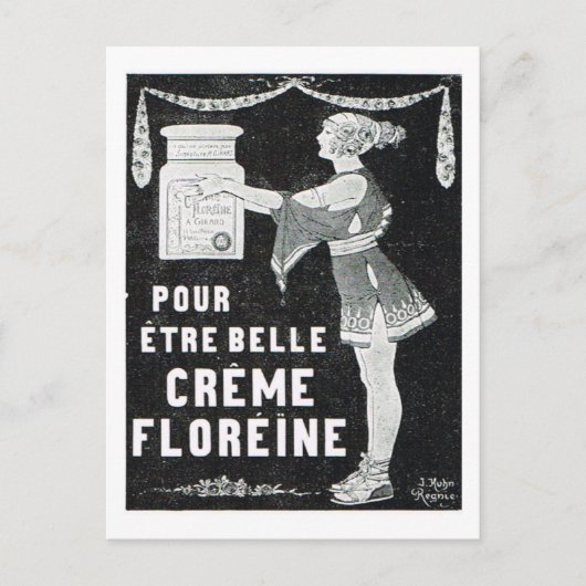 Reclame, Room Floreine Briefkaart (Voorkant)