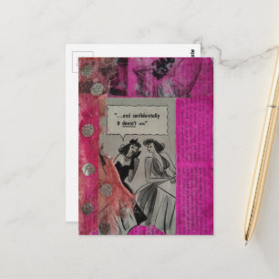 Reclame uit het verleden op Roze het stinkt niet C Briefkaart
