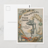  reclame Universal Food Chopper Briefkaart (Voorkant / Achterkant)