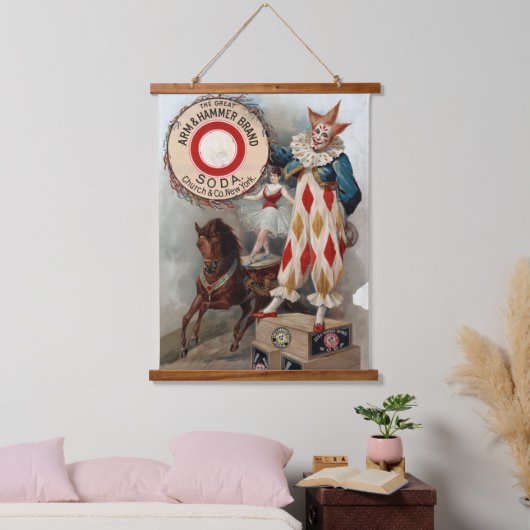  reclame voor arm & hamer soda hangend wandkleed (Slaapkamer)