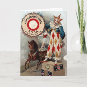  reclame voor arm & hamer soda kaart