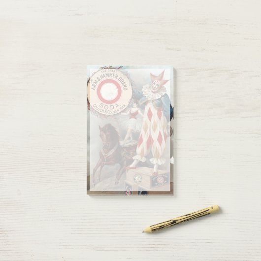  reclame voor arm & hamer soda post-it® notes (Op bureau)