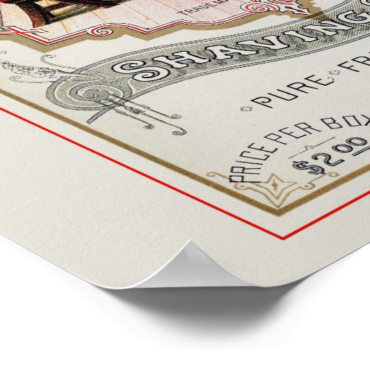  reclame voor Barber-winkels Poster (Hoek)