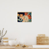 Reclame voor "Bec Auer" (kleurenlitho) Poster (Keuken)