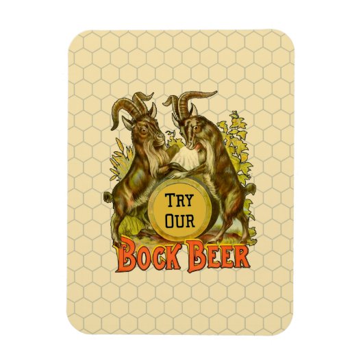 Reclame voor Bockbier van Geiten Magneet (Verticaal)