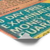  reclame voor boekenAdvertisements Poster (Hoek)