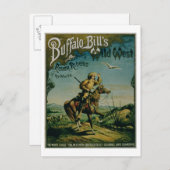 Reclame voor 'Buffalo Bill's Wilde West and Co. Briefkaart (Voorkant / Achterkant)