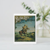 Reclame voor 'Buffalo Bill's Wilde West and Co. Briefkaart (Staand voorkant)