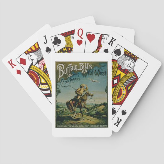 Reclame voor 'Buffalo Bill's Wilde West and Co. Pokerkaarten (Achterkant)