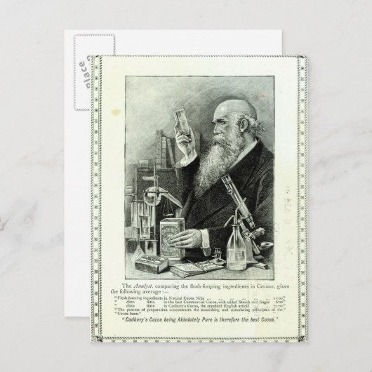 Reclame voor "Cadbury's Cocoa" Briefkaart (Voorkant / Achterkant)