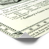 Reclame voor "Cadbury's Cocoa" Poster (Hoek)