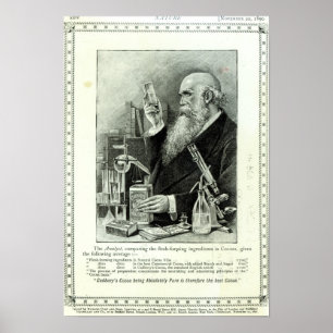 Reclame voor "Cadbury's Cocoa" Poster