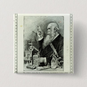 Reclame voor "Cadbury's Cocoa" Vierkante Button 5,1 Cm