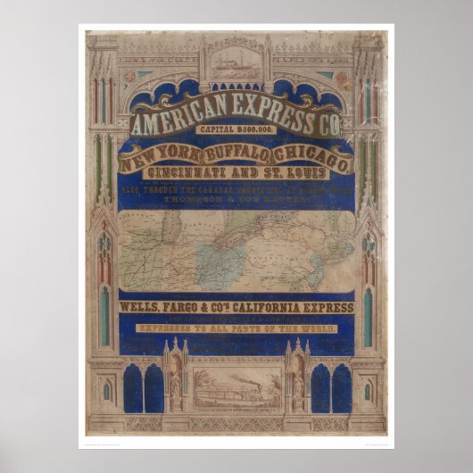 Reclame voor California Express (2546A) Poster (Voorkant)